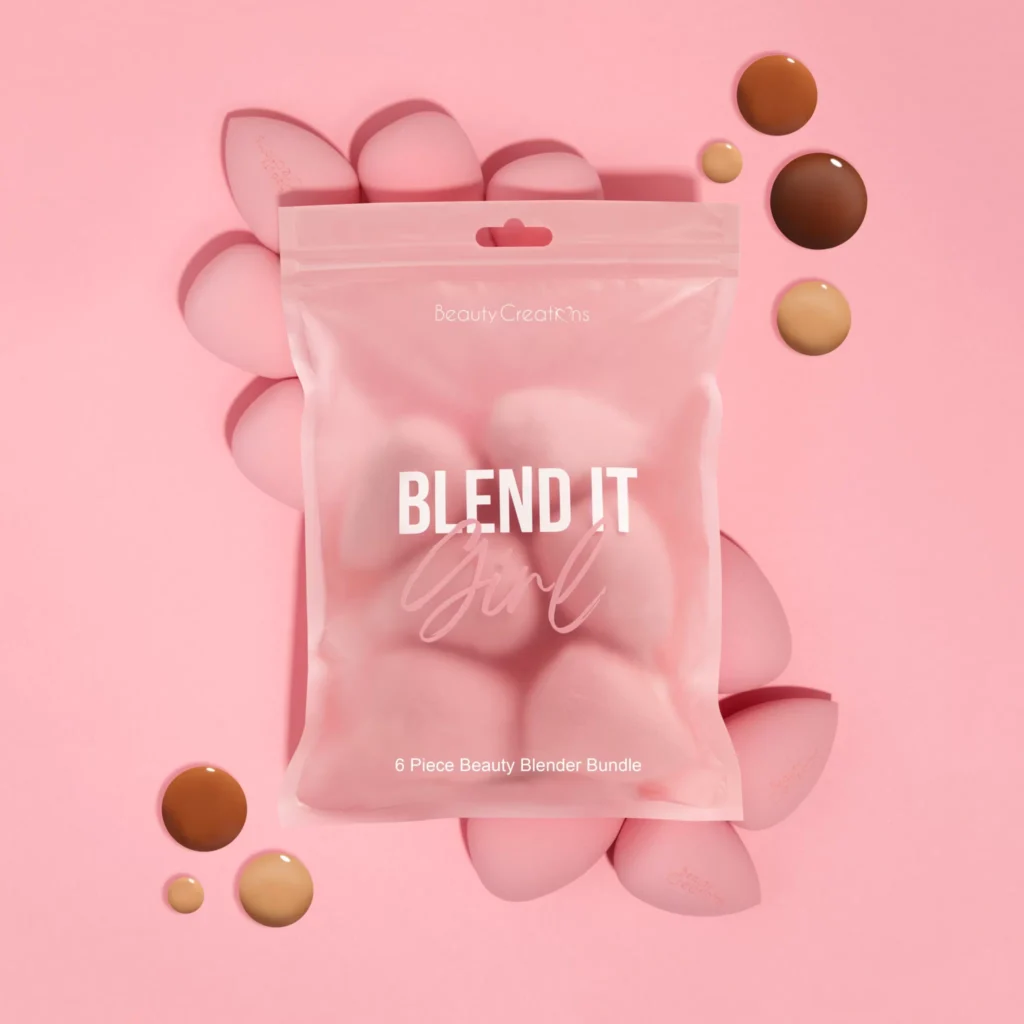 Kit de 6 Esponjas de Maquillaje Blender It Gir Pink | Beauty Creations - Imagen 2