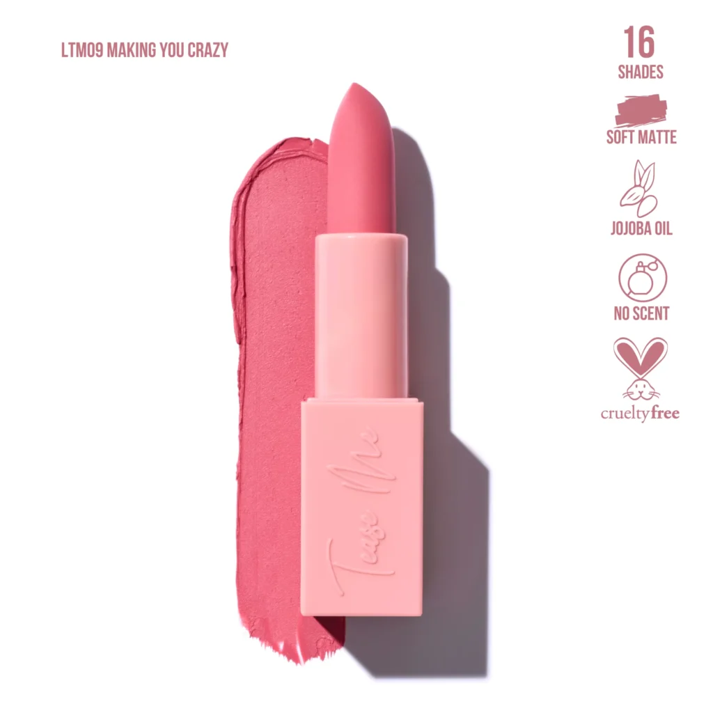 Labial En Barra Matte Lipstick Tease Me | Beauty Creations