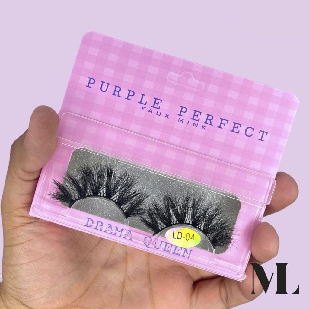 Pestañas de Tira Faux #04 |  Purple Perfect