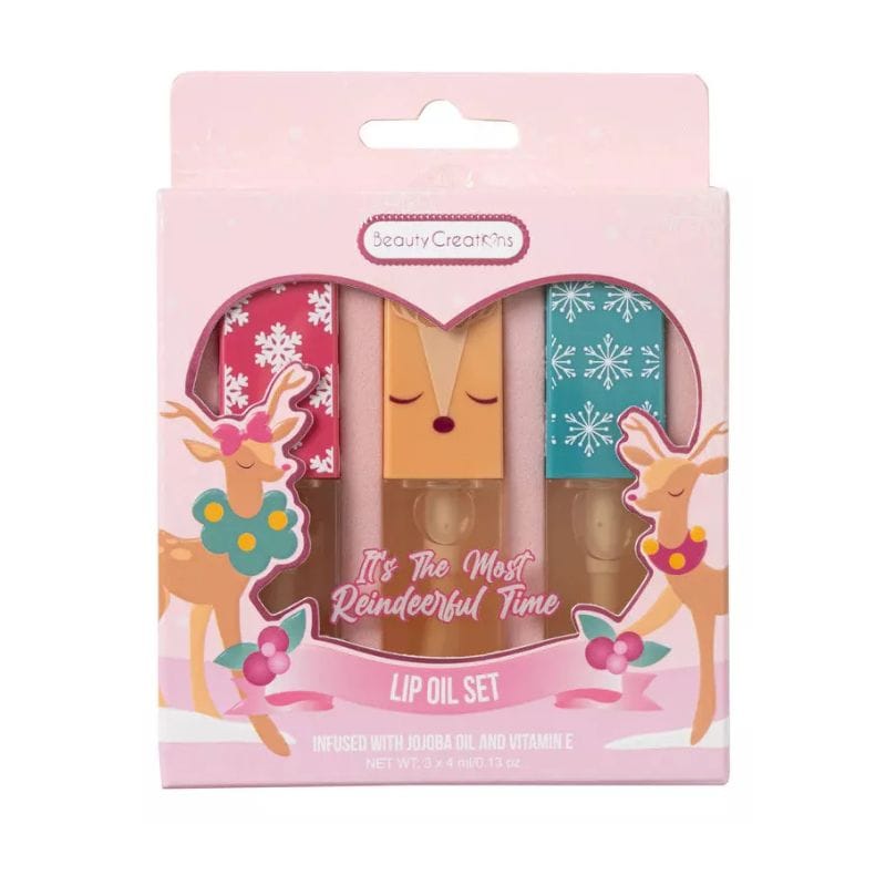 Lip Oil Set It's The Most Reindeerful Time | Beauty Creations