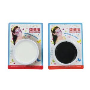 Pintura Facial Blanca y Negra