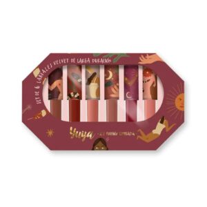 set de 6 labiales velvet yuya ml beauty trend 2