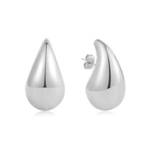 aretes plata de gota ml beauty trend