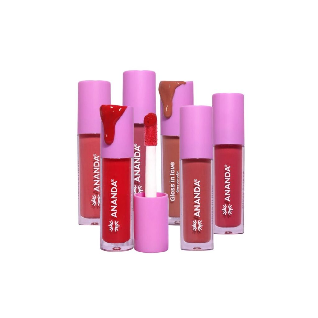 Gama con 6 Piezas Gloss Labial con Color – Ananda