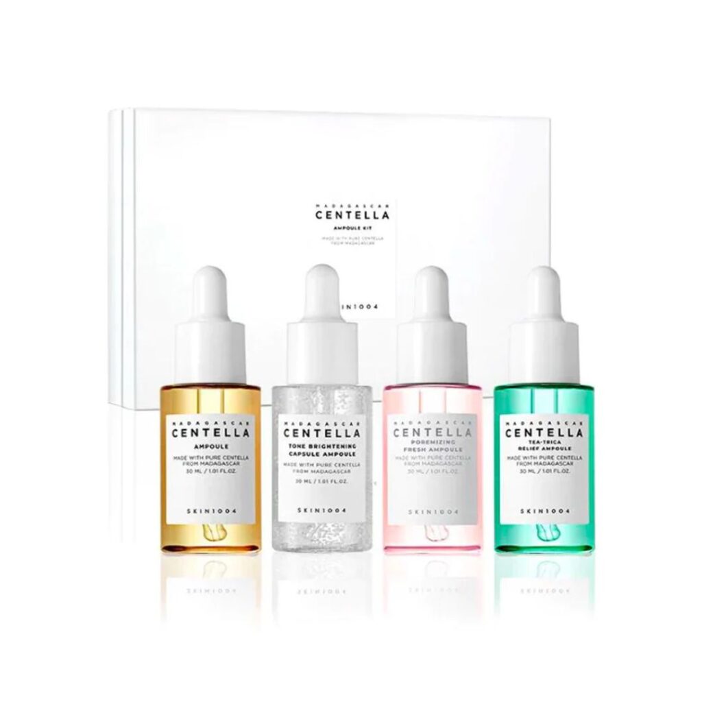 Kit de 4 Sueros Mini de Madagascar Centella - Skin1004