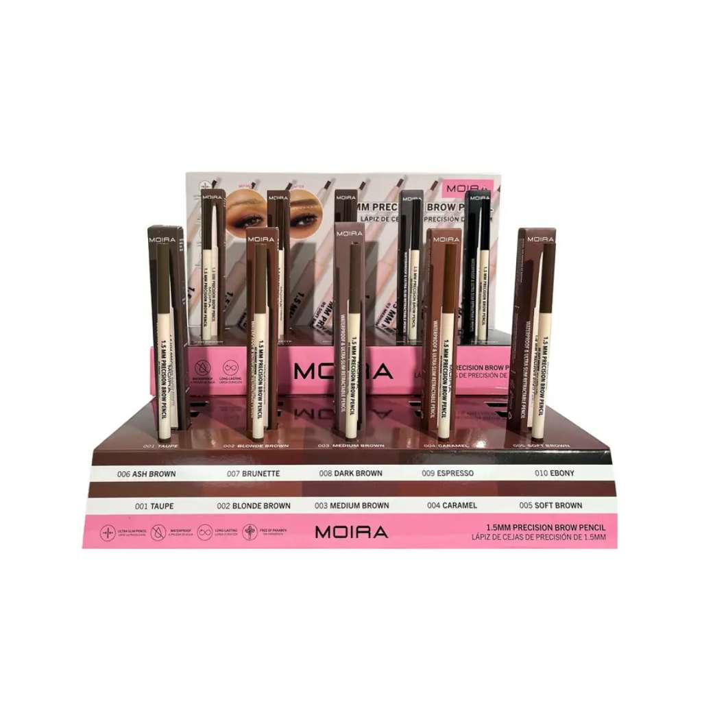 Display Lápices de Cejas Precision Brow Pencil – Moira