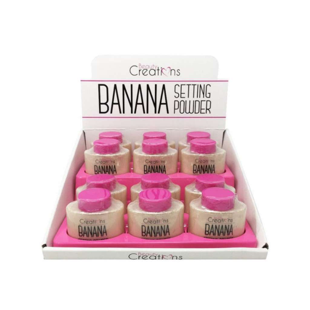 Display Polvo Banana Con 12 Piezas – Beauty Creations