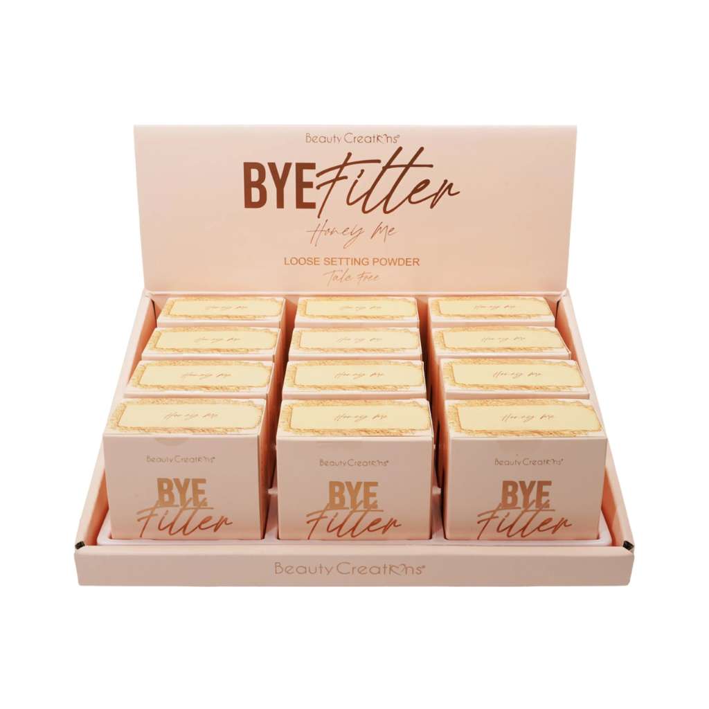 Display Polvo Traslúcido Bye Filter Con 12 piezas – Beauty Creations