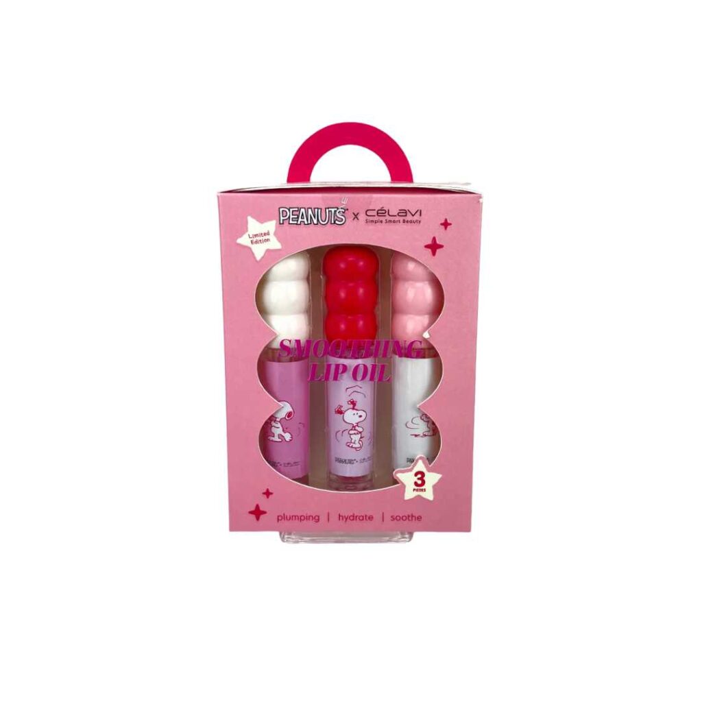 Set de 3 Lip Oil Reparador de Labios Snoopy - Celavi