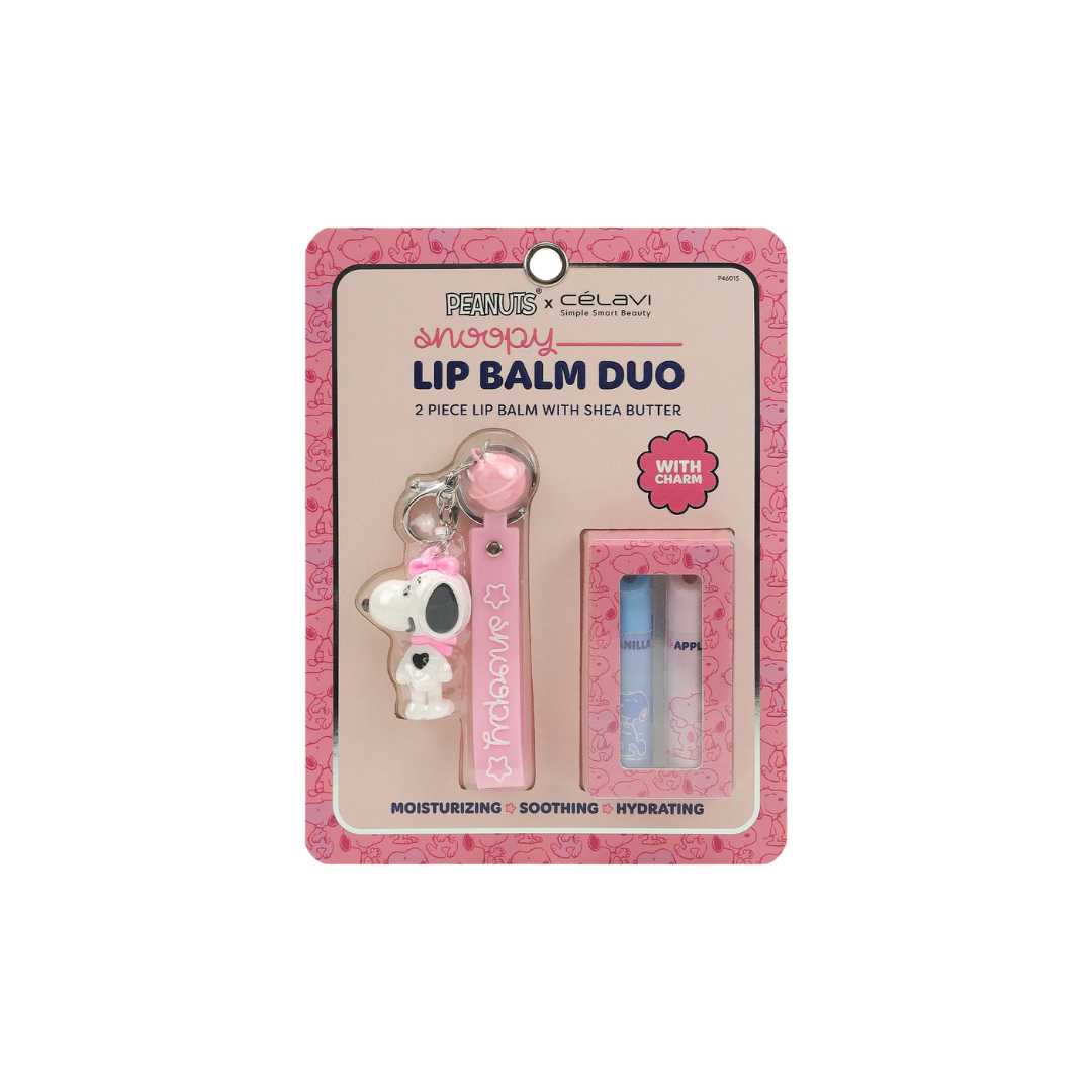 lip-balm-duo-con-llavero-snoopy-celavi-de-mayoreo-ml-beauty-trend