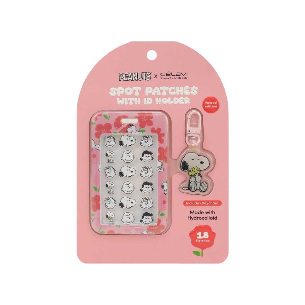 Parches Antiacné Con Estuche y Llavero Snoopy - Celavi
