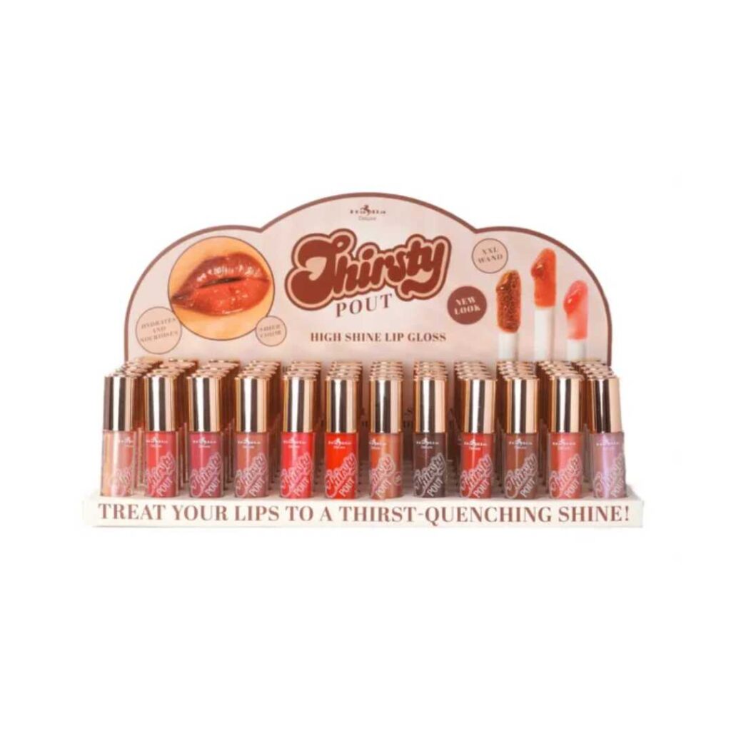 Nueva Presentación - Display 72 pzas Thirsty Pout - Italia Deluxe