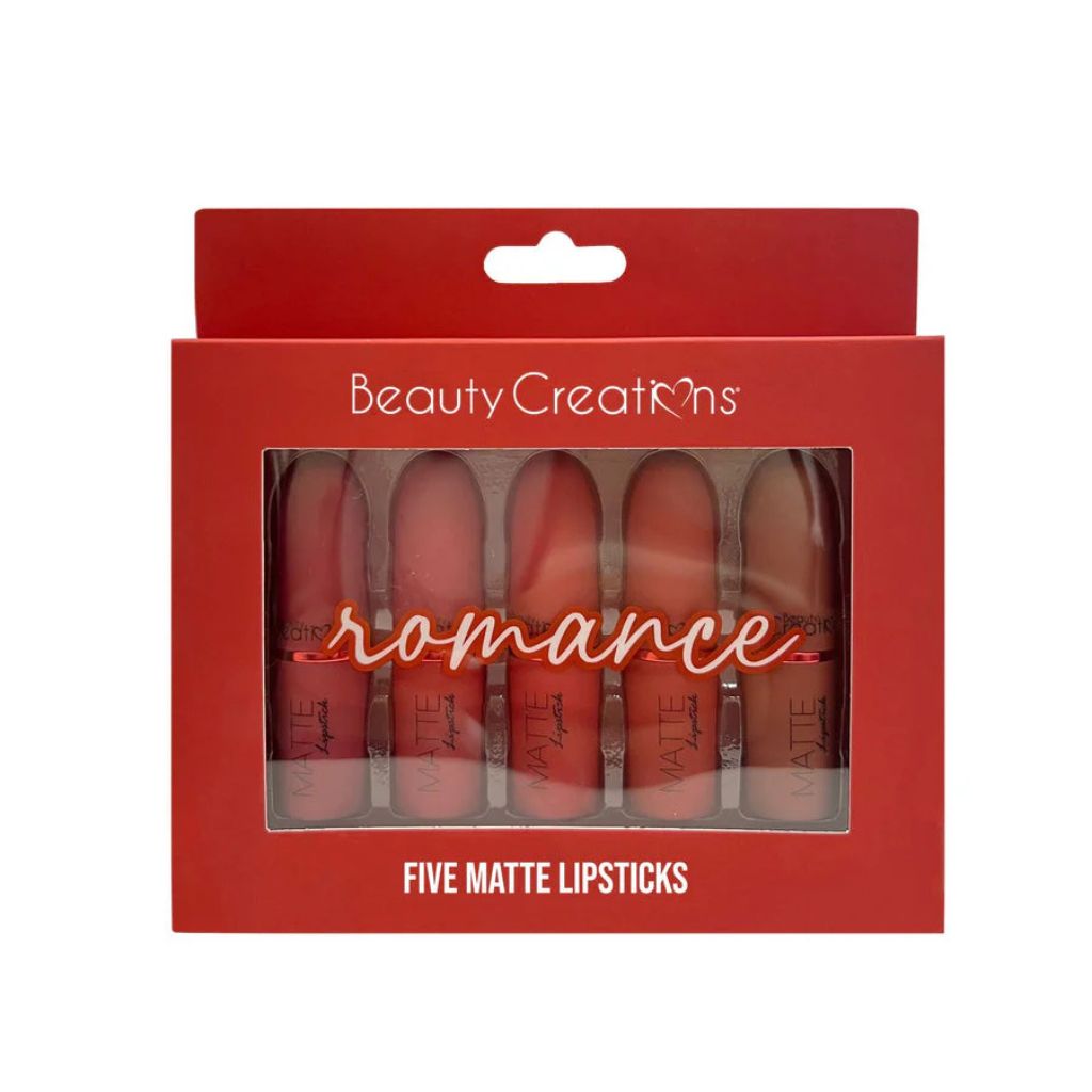 Set de Labiales Mate 5 Piezas - Beauty Creations