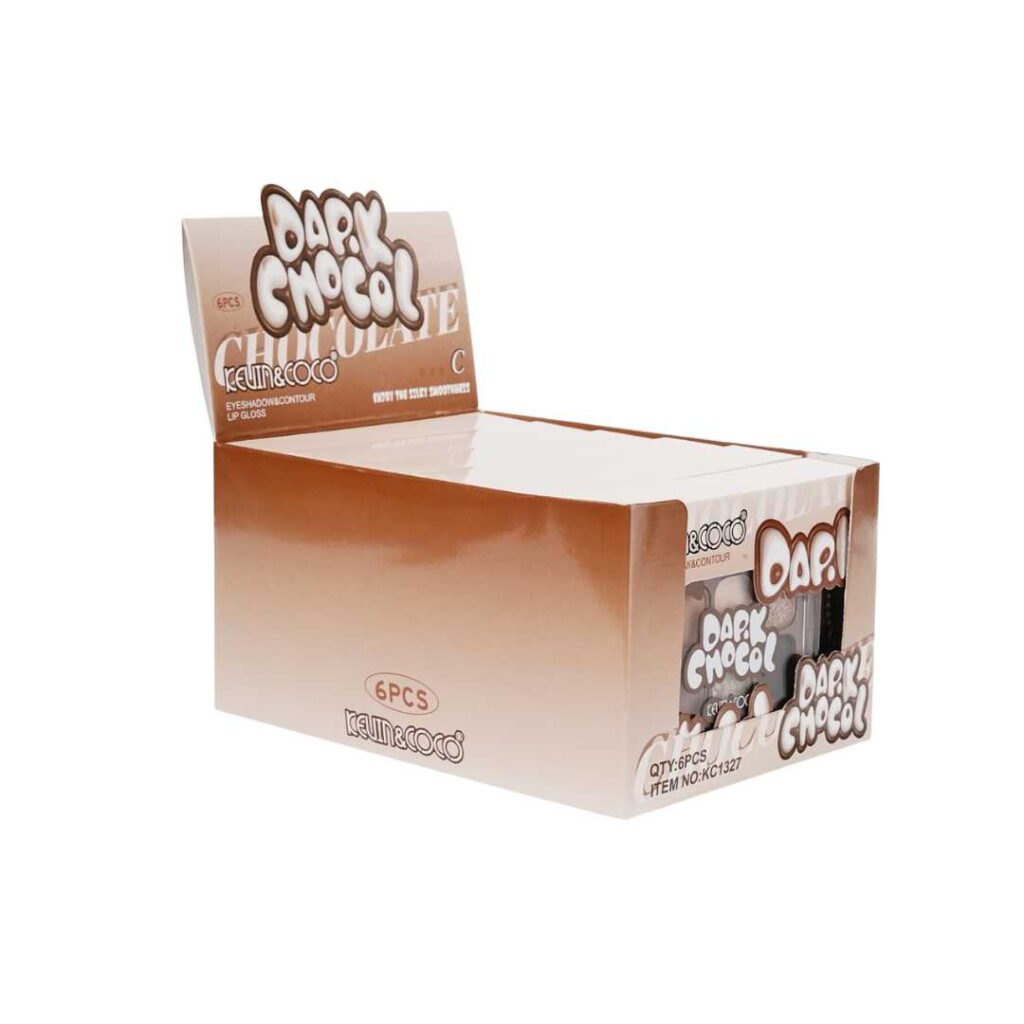 Paleta de Sombras + Brillo Para Labios Dark Chocol - Kevin & Coco
