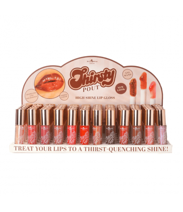 Nueva Presentación - Display 72 pzas Thirsty Pout - Italia Deluxe