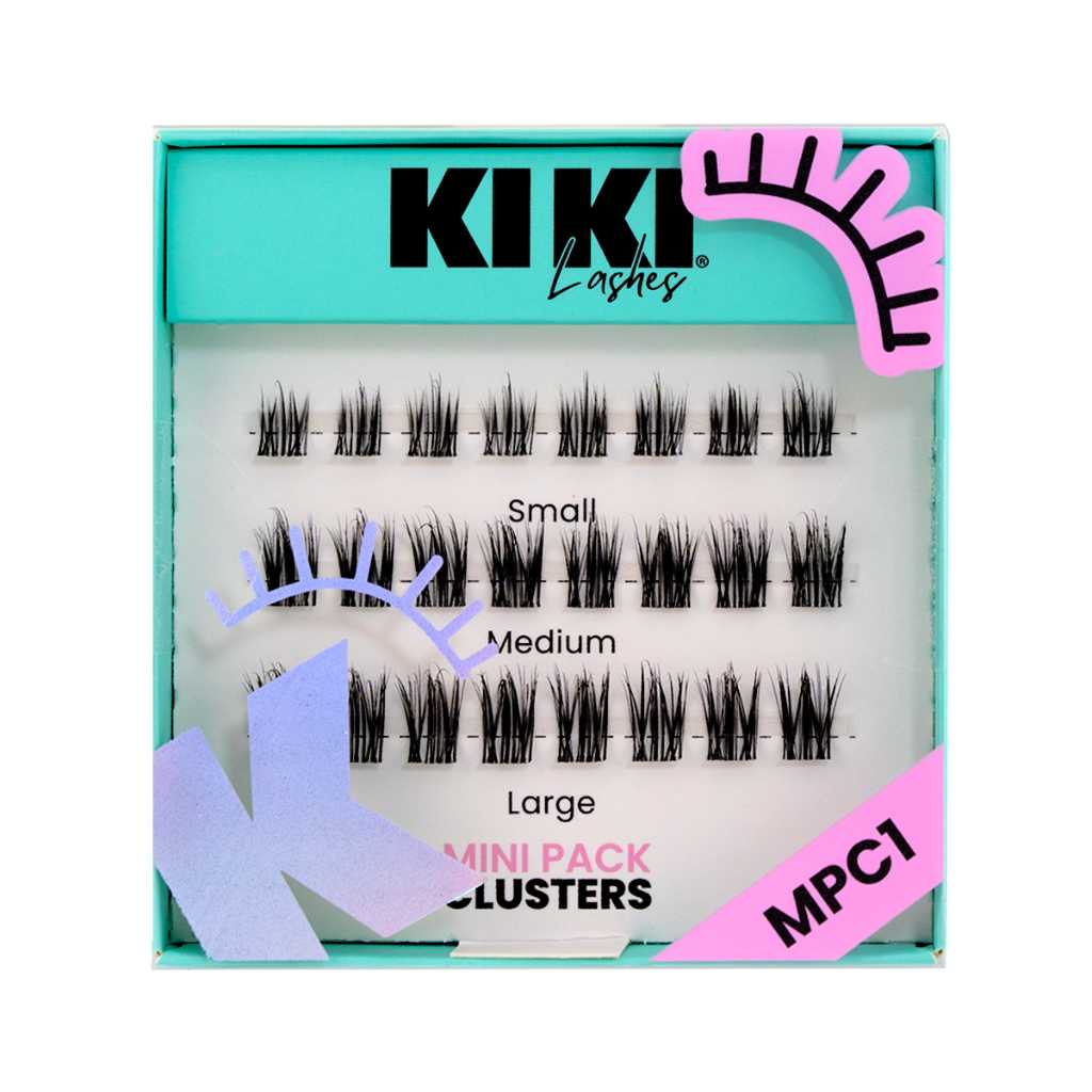 Mini Pack Cluster Pestañas Construibles – Kiki Lashes
