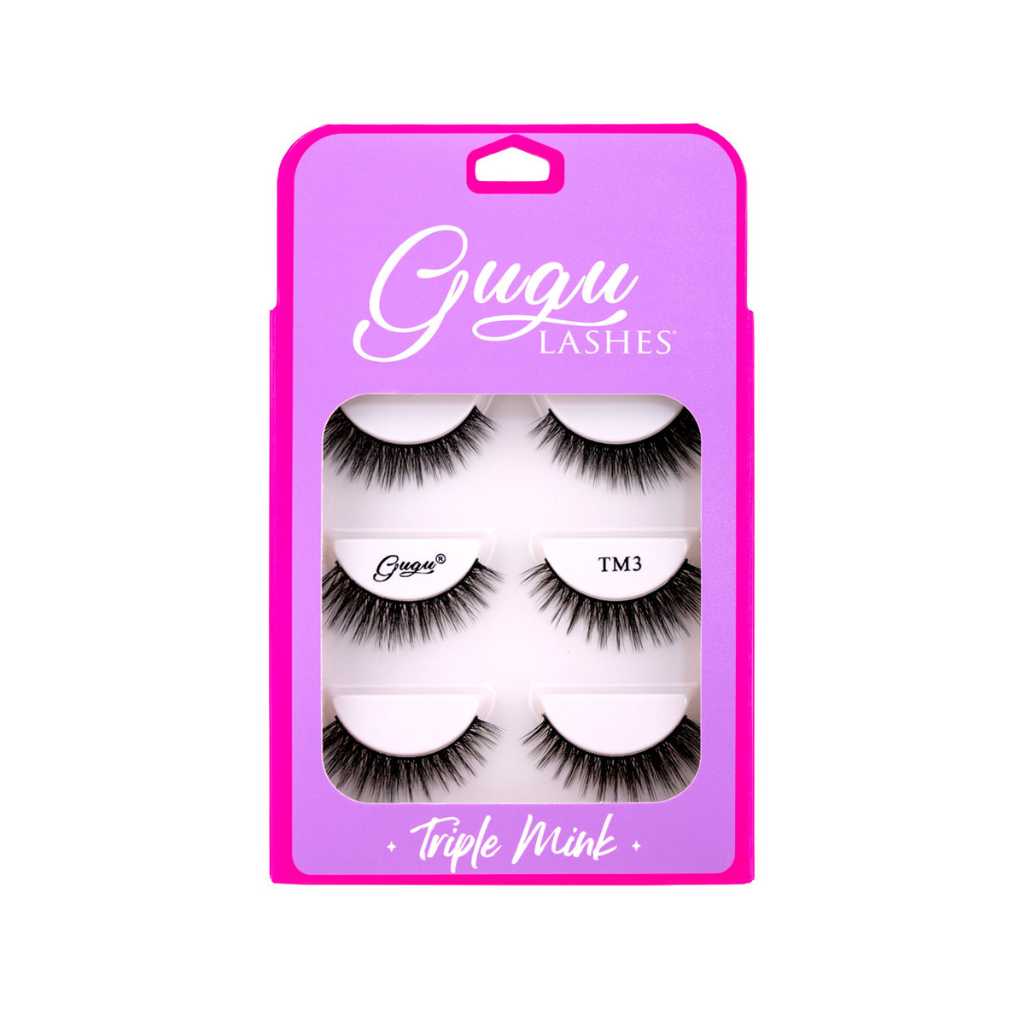 Pestañas Triple Mink – Gugu Lashes