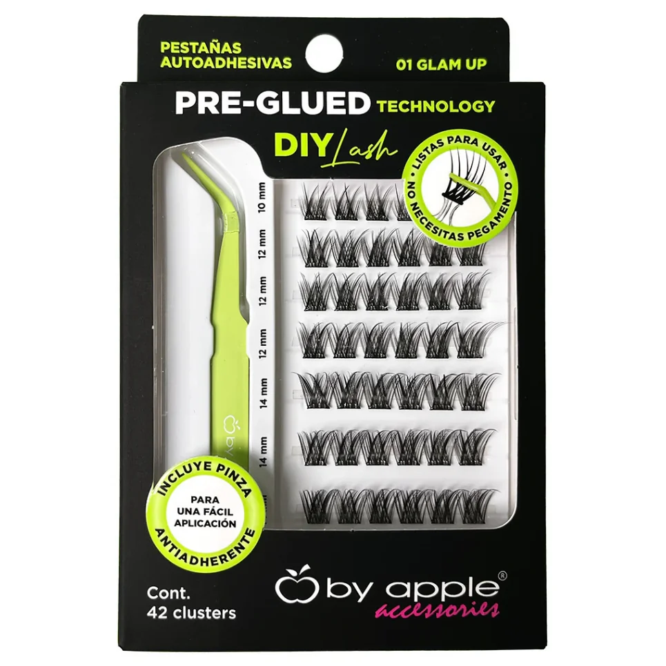 By Apple Pestañas Postizas DIY Glam Up