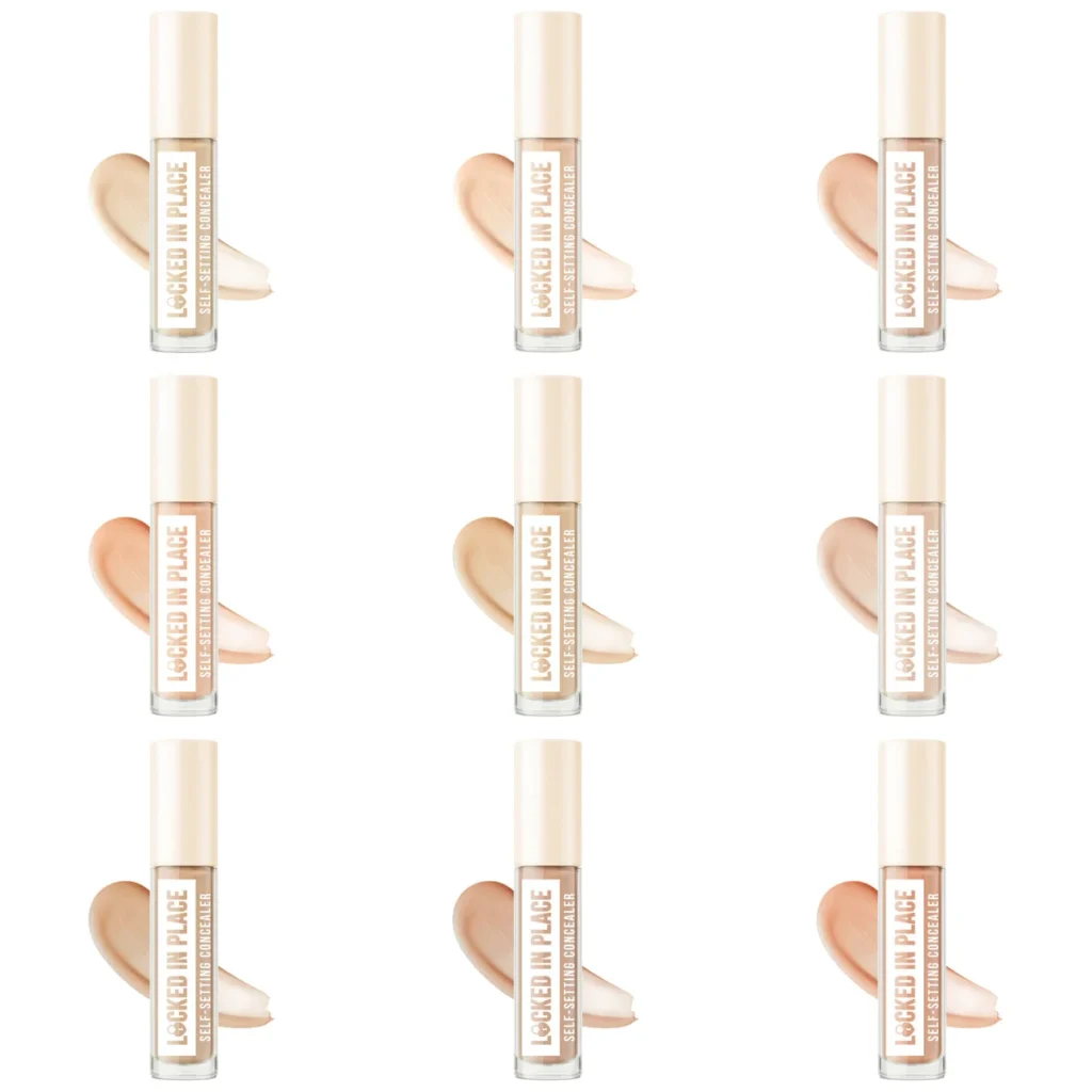 Italia Deluxe Locked In Place Self-Setting Concealer gama de 9 tonos