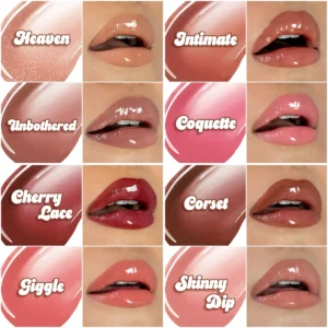 Italia Deluxe Thirsty Lip Glaze gama de 8 tonos